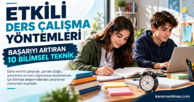 Etkili Ders Çalışma Yöntemleri: Başarıyı Artıran 10 Bilimsel Teknik