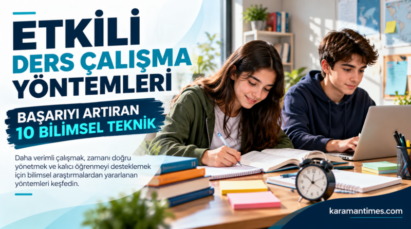 Etkili Ders Çalışma Yöntemleri: Başarıyı Artıran 10 Bilimsel Teknik